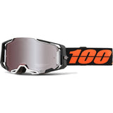 100% Armega HiPER Goggles - Blacktail/Silver Mirror Lens