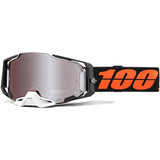 100% Armega HiPER Goggles - Blacktail/Silver Mirror Lens
