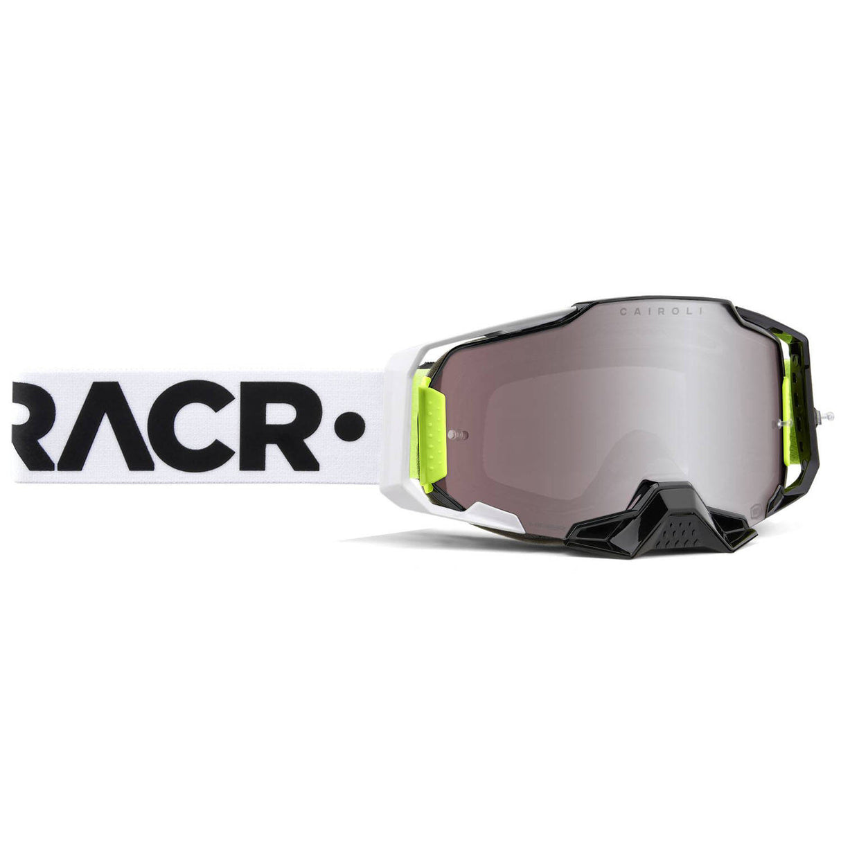 100% Armega HiPER Goggles - RACR/Silver Mirror Lens