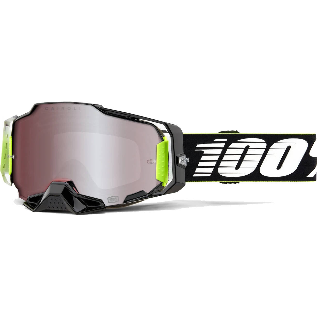 100% Armega HiPER Goggles - RACR/Silver Mirror Lens