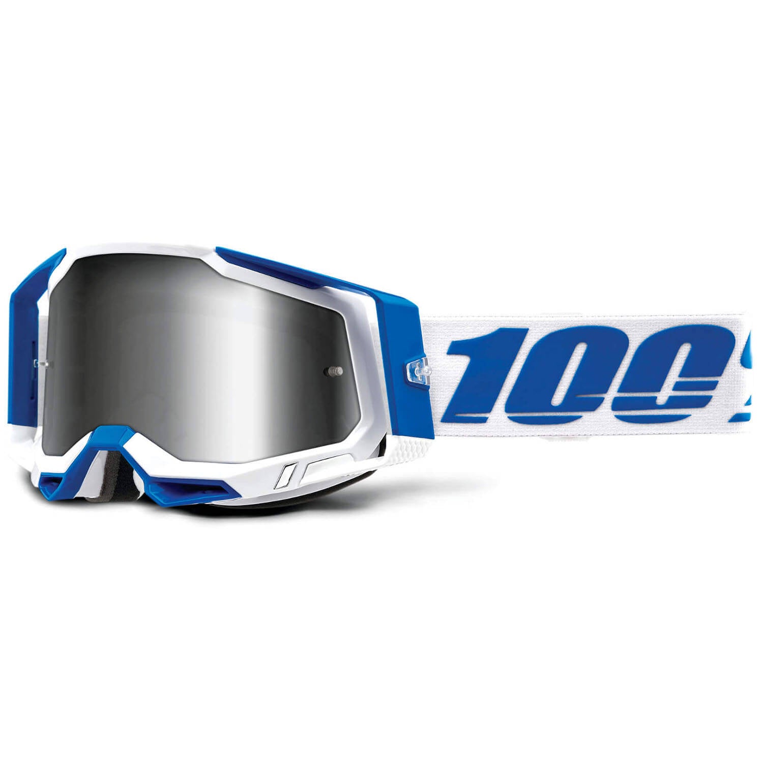 100% Racecraft 2 Goggles - Isola/Flash Silver Lens
