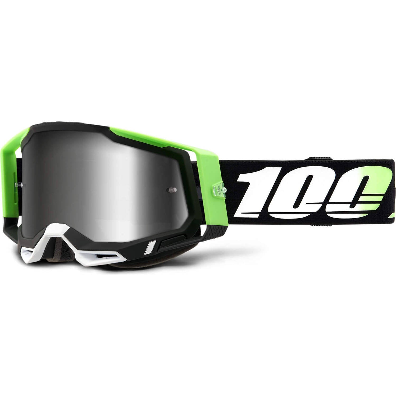 100% Racecraft 2 Goggles - Kalkuta/Mirror Silver Lens