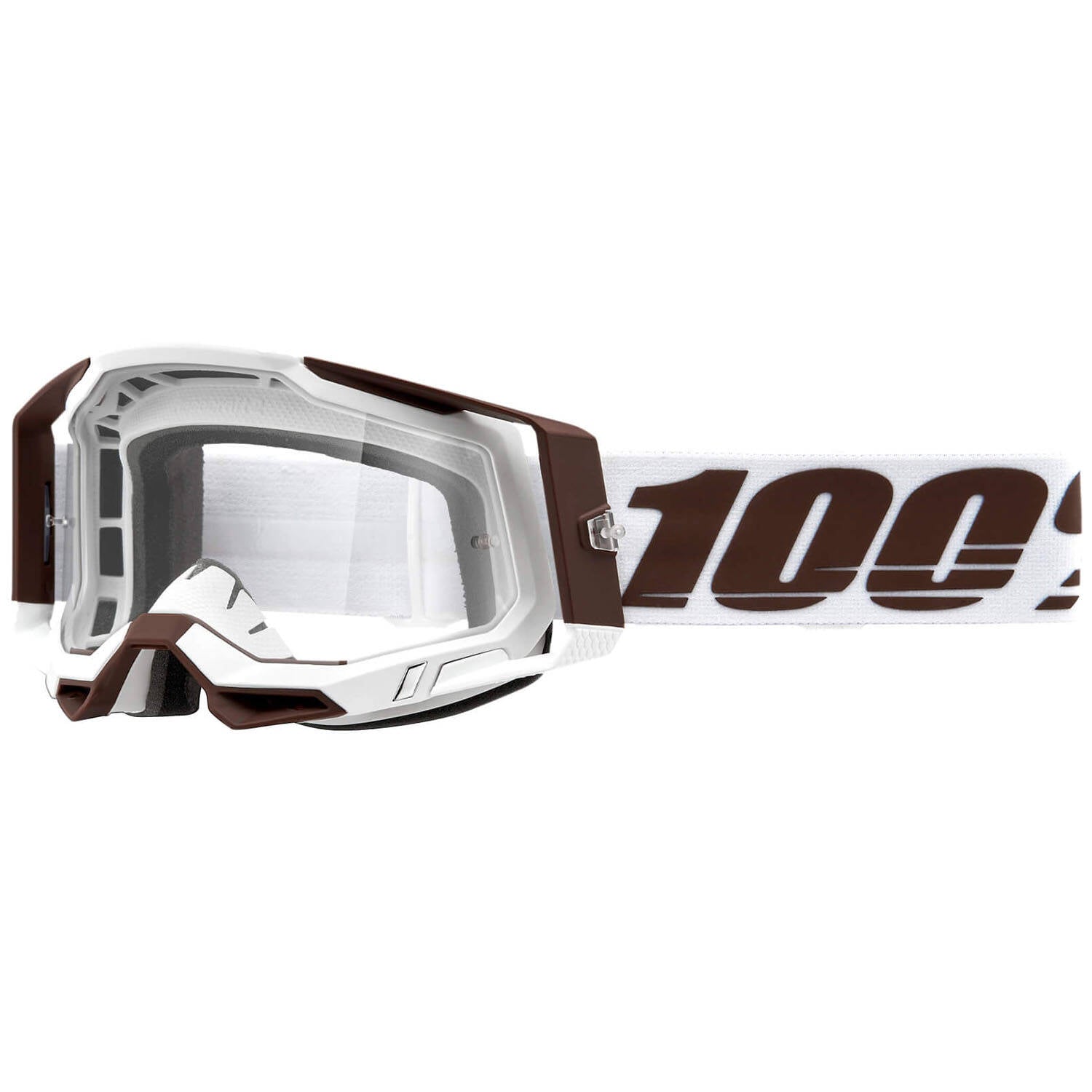 100% Racecraft 2 Goggles - Snowbird/Clear Lens