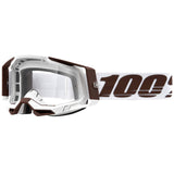 100% Racecraft 2 Goggles - Snowbird/Clear Lens