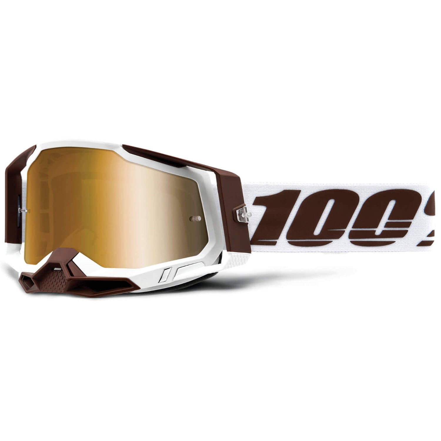 100% Racecraft 2 Goggles - Snowbird/True Gold Lens