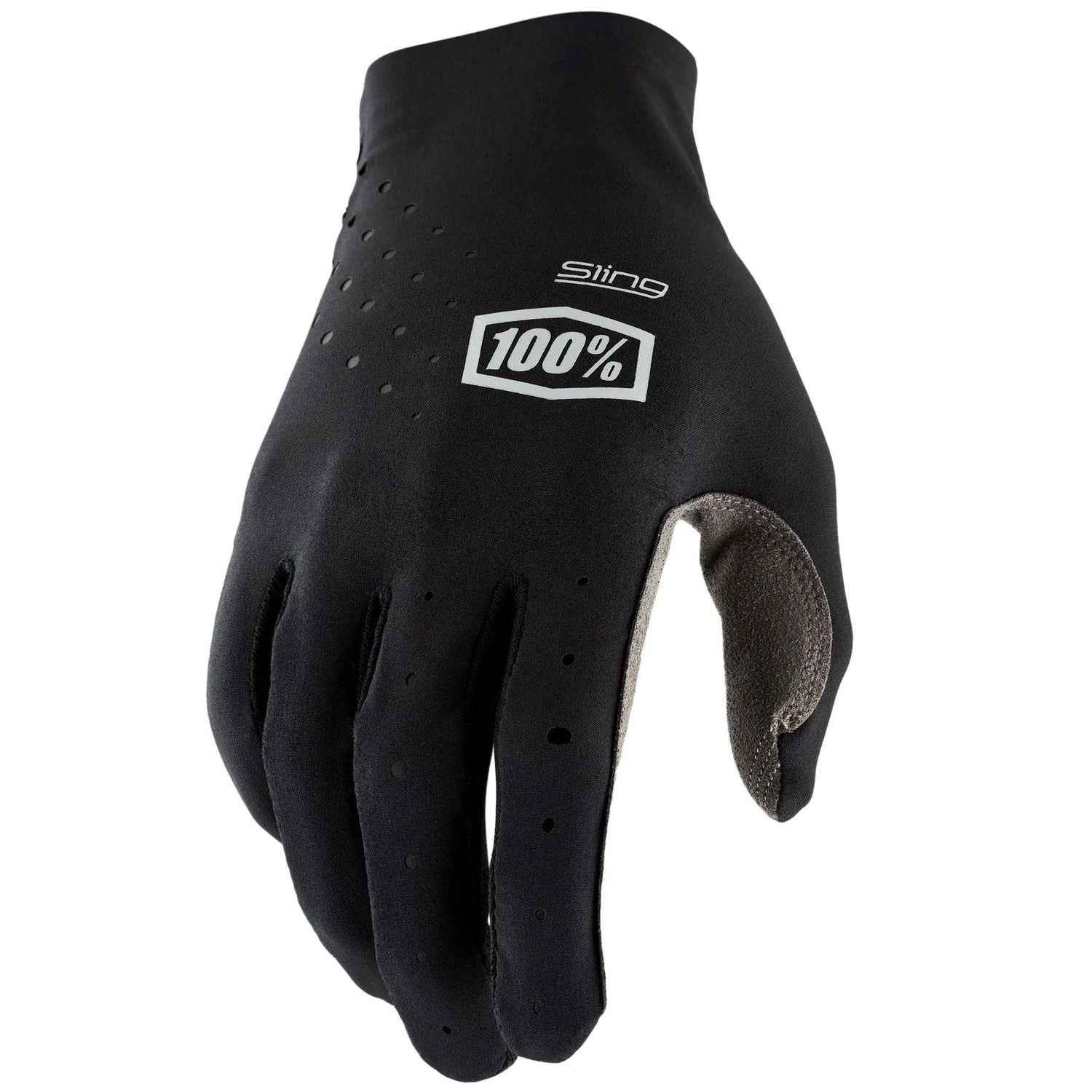 100% Sling MX Protective Gloves - Black/Black