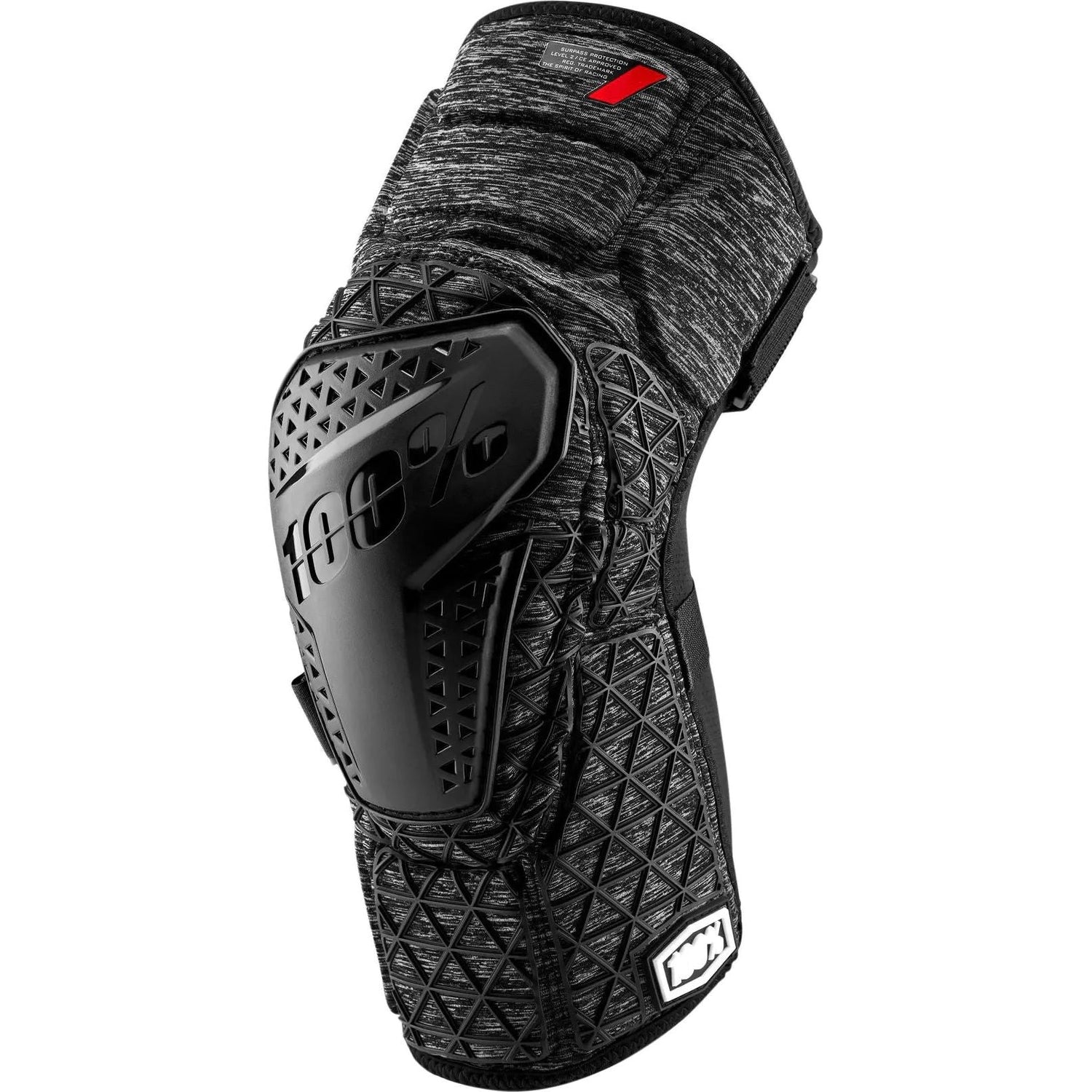 100% Surpass Knee Pads - Grey Heather/Black