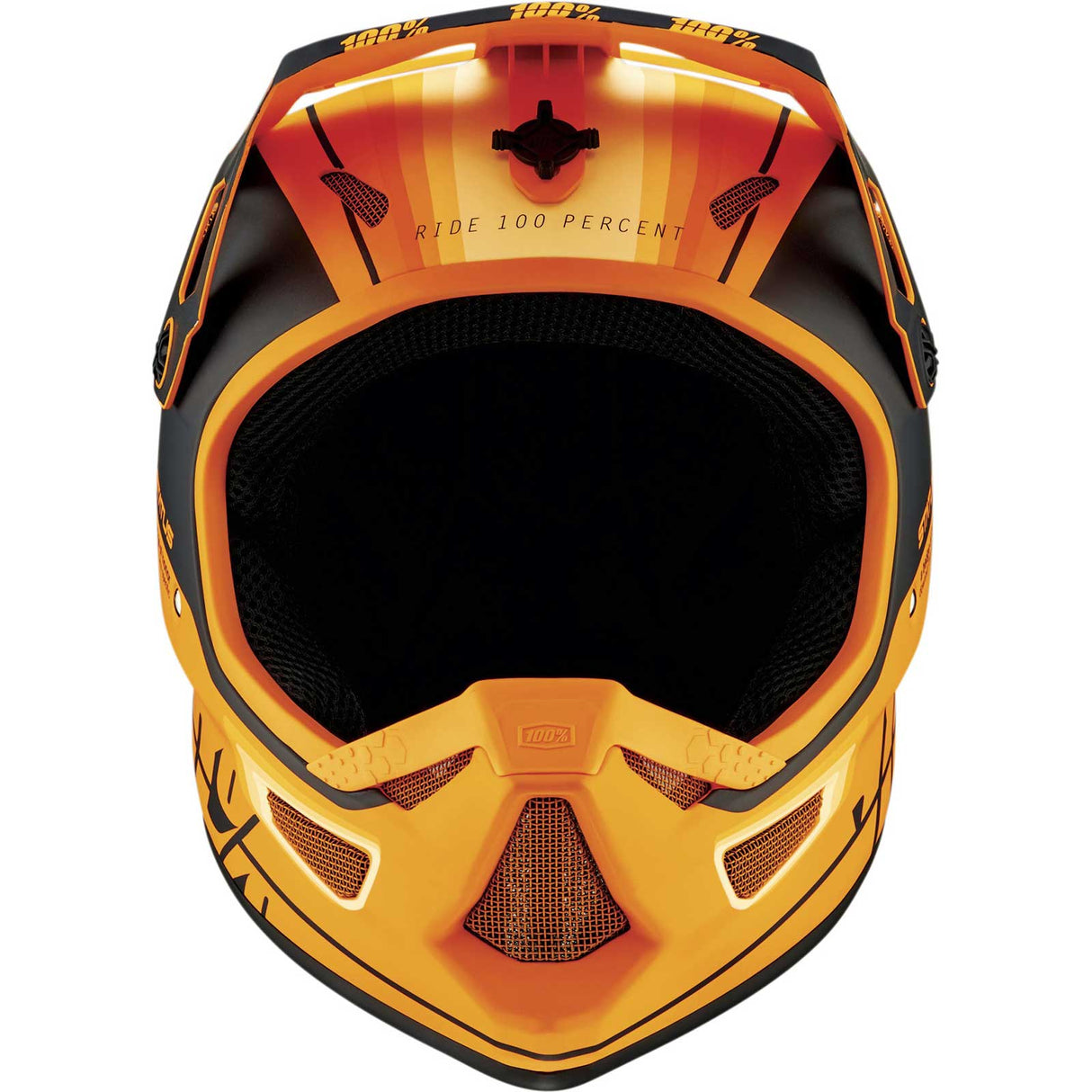 100% Status 22 Youth Full Face Helmet - Topenga Orange/Black