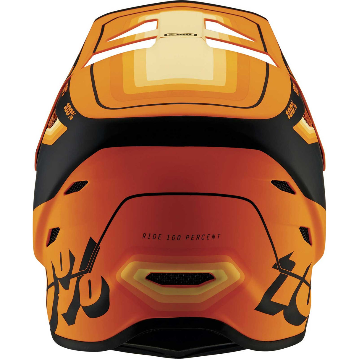 100% Status 22 Full Face Helmet - Topenga Orange/Black