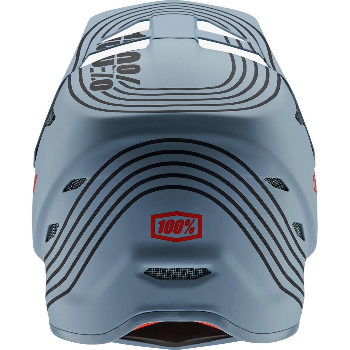 100% Status 22 Youth Full Face Helmet - Caltec/Grey