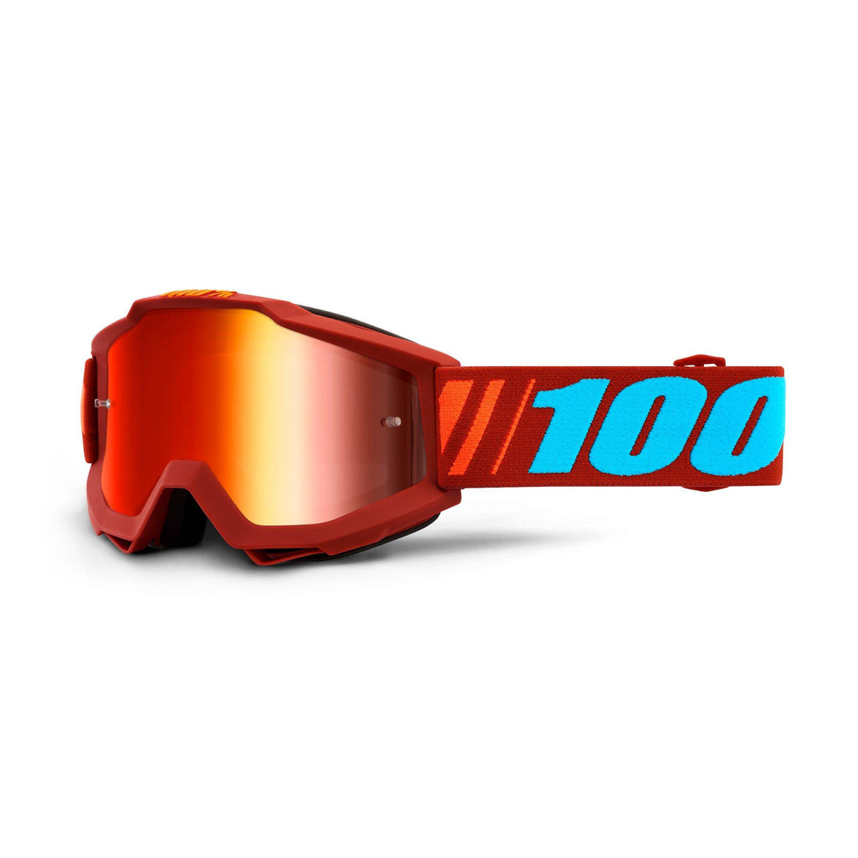100% Accuri Goggles - Dauphine/Mirror Red Lens