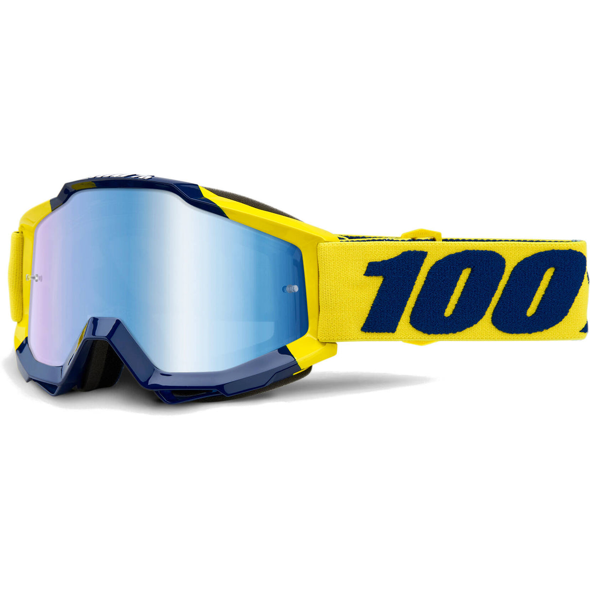 100% Accuri Goggles - Supply/Mirror Blue Lens