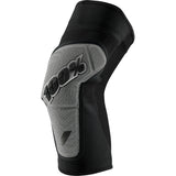 100% Ridecamp Knee Pads - Black/Grey LRG