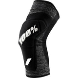 100% Ridecamp Knee Pads - Heather Grey/Black LRG