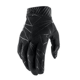100% Ridefit Protective Gloves - Black/White