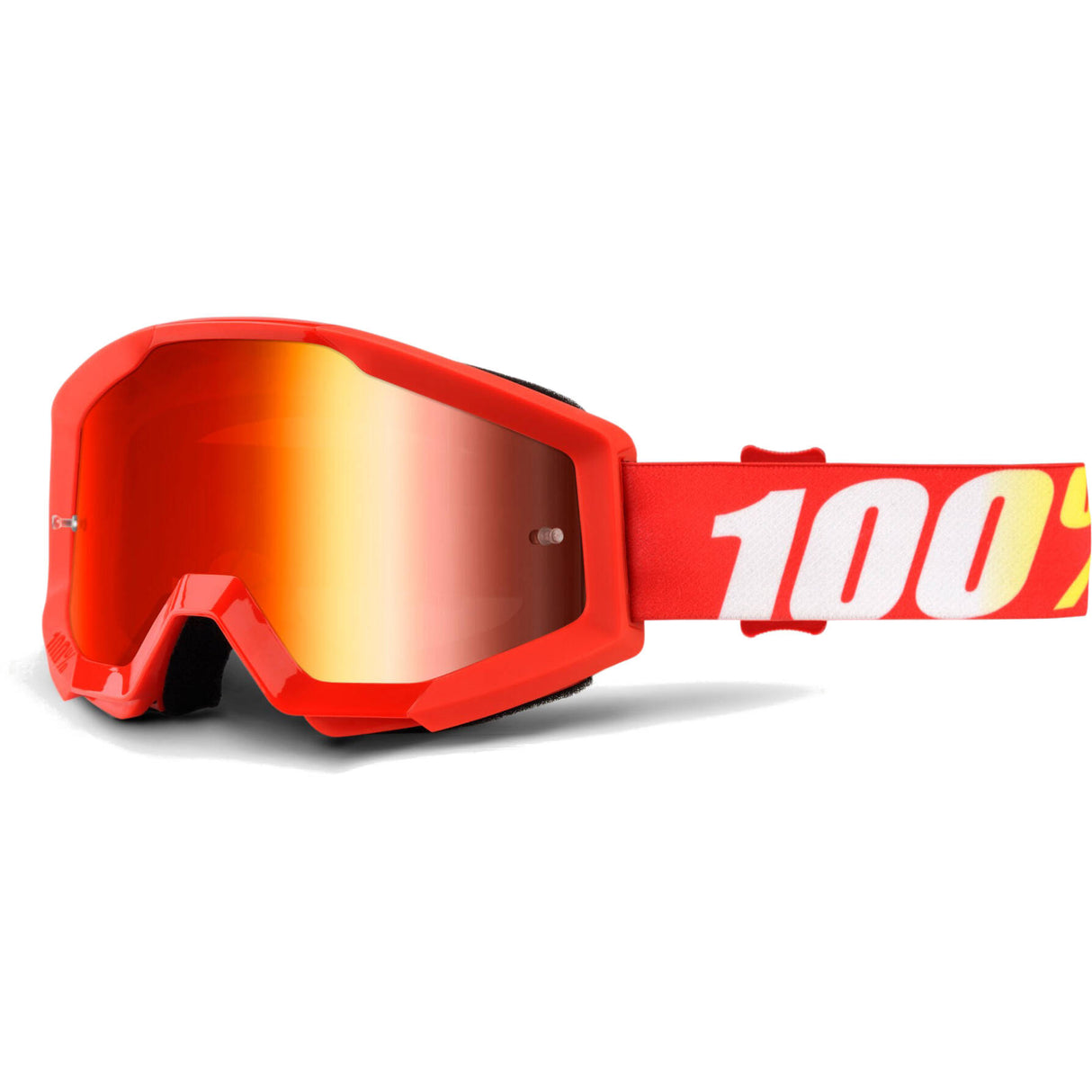 100% Strata Goggles - Furnace/Mirror Red Lens
