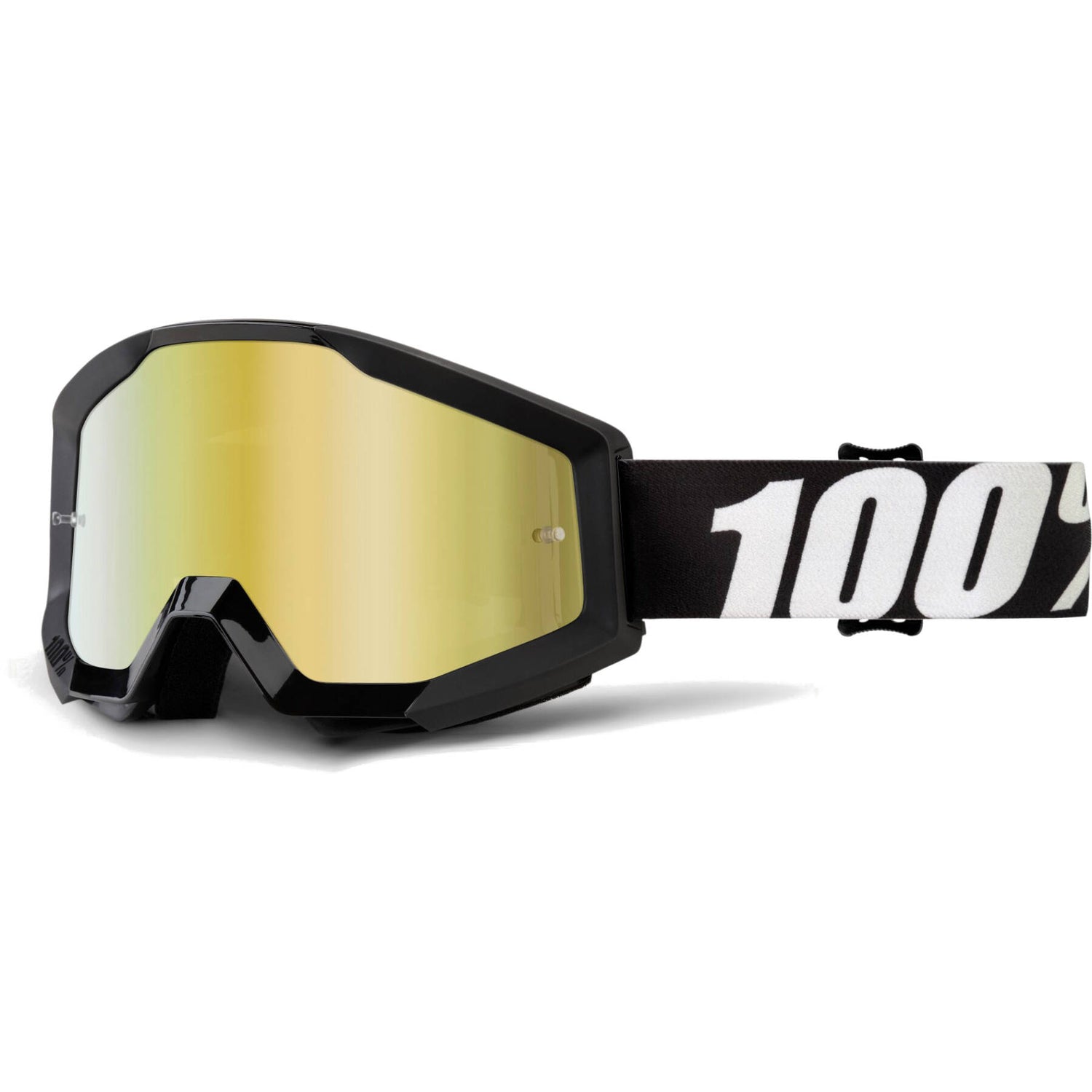 100% Strata Goggles - Outlaw/Mirror Gold Lens