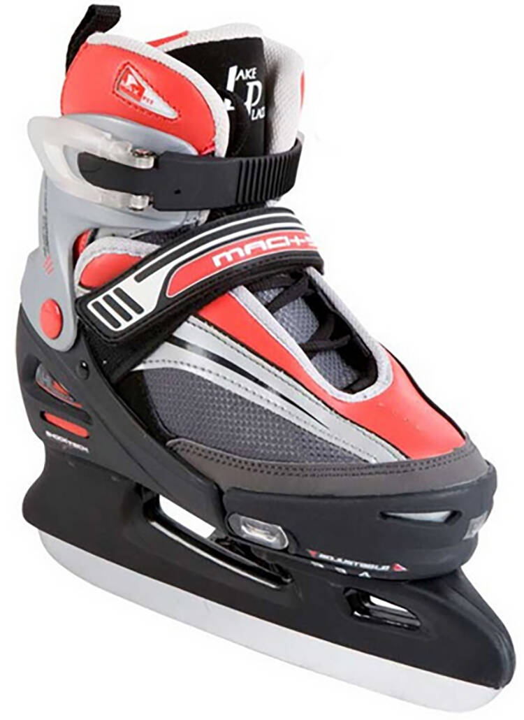 Lake Placid Mach 5 Boys Ice Skates - Size: Large (UK4 - UK6)