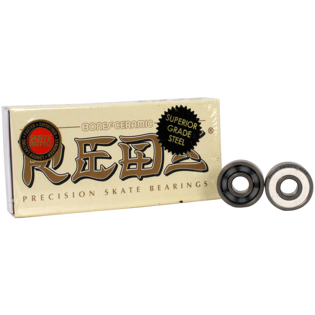 Bones Reds Bearings - Ceramic (Pack of 8)