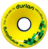 Orangatang Durian Freeride 75mm Wheels - 86a Yellow