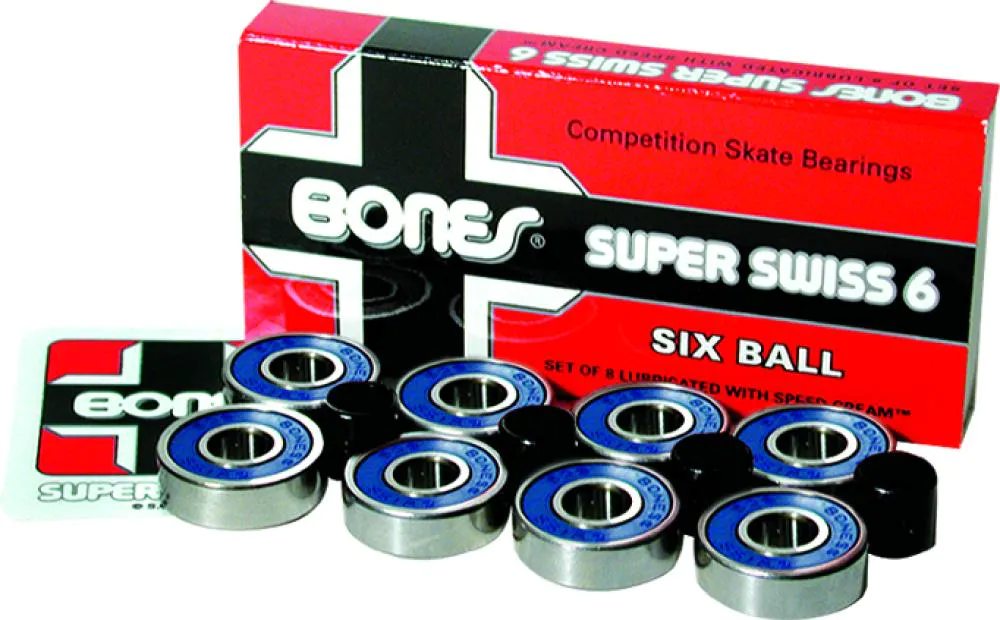 Bones Super Swiss 6 Skate Bearings