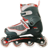 Xcess MX S1000 Semi Soft Adjustable Inline Skates - Red