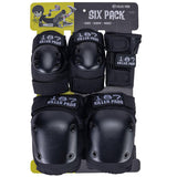 187 Killer Adult Six Pack Pad Set - Black LRG/XL