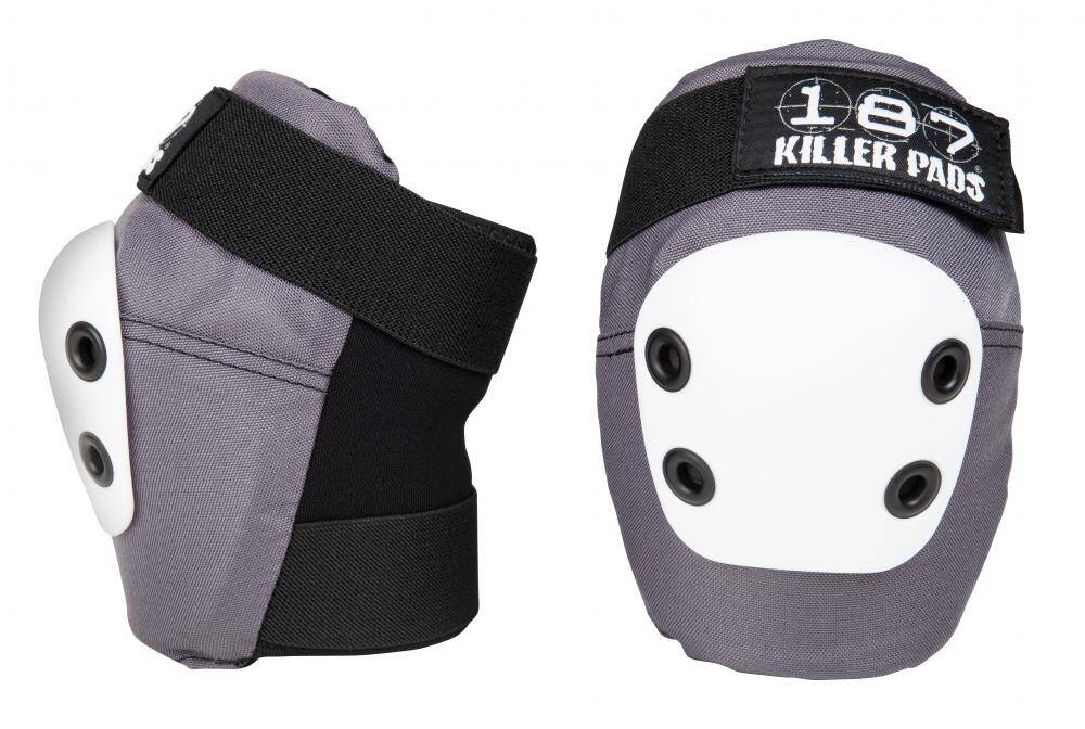 187 Killer Slim Elbow Pads - Grey/White - Extra Small