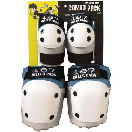 187 Killer Combo Pack Knee & Elbow Pad Set - Stone/Khaki