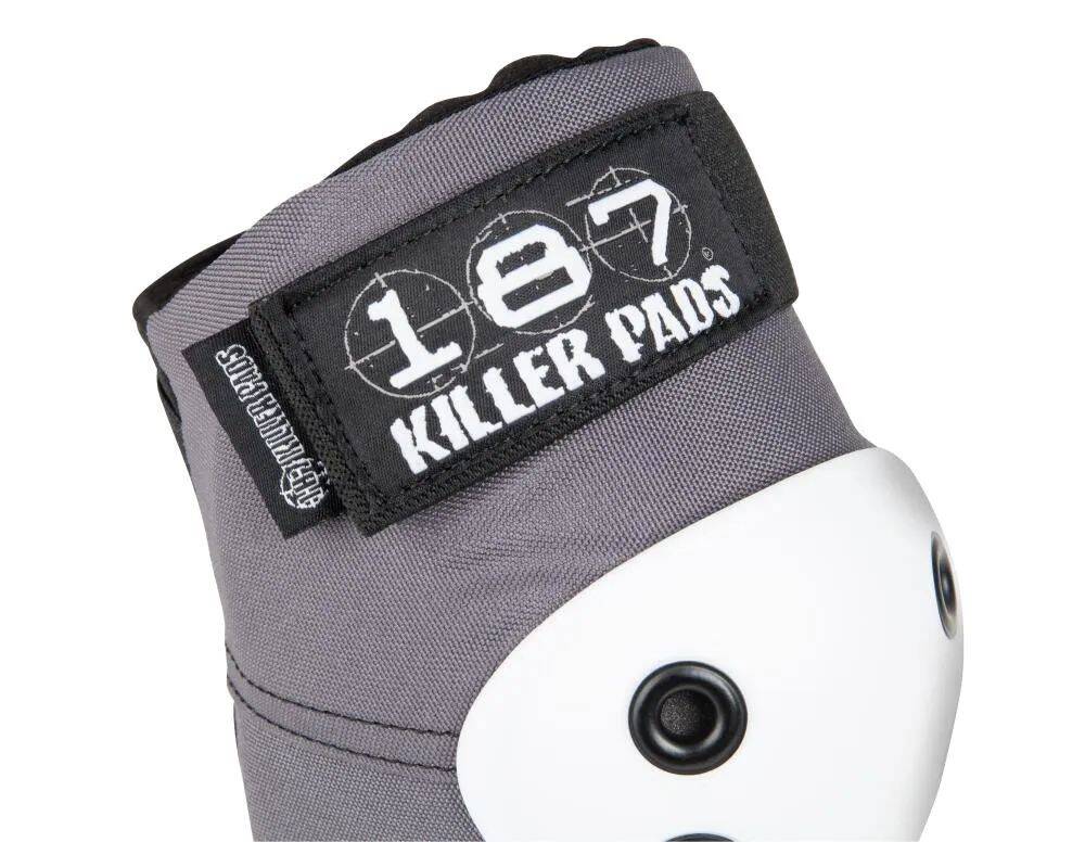 187 Killer Elbow Pads - Grey/White