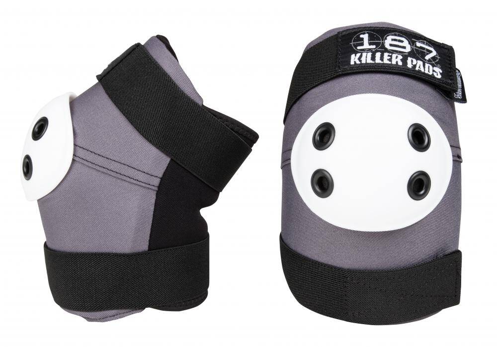 187 Killer Elbow Pads - Grey/White - XSmall