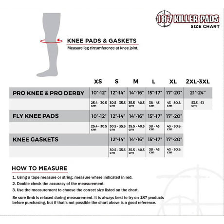 187 Killer Pro Knee Pads - Black/White
