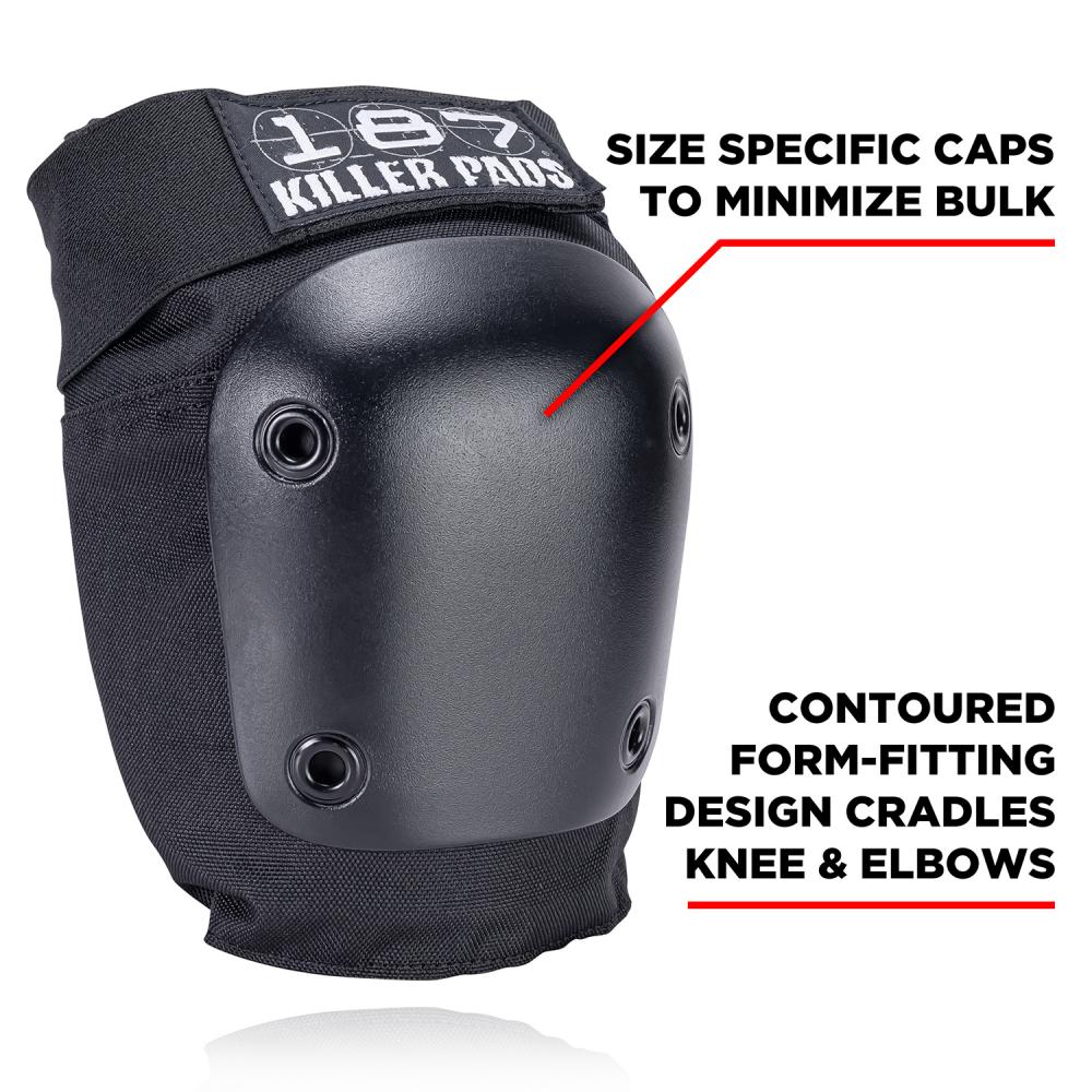 187 Killer Kids Six Pack Pad Set - Black