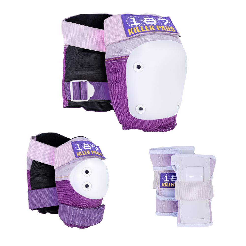 187 Killer Junior Six Pack Pad Set - Purple