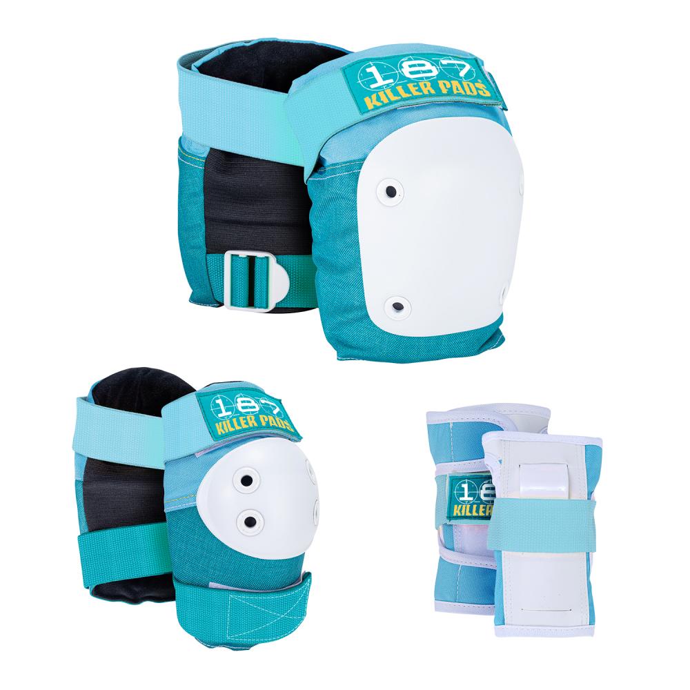 187 Killer Adult Six Pack Pad Set - Teal