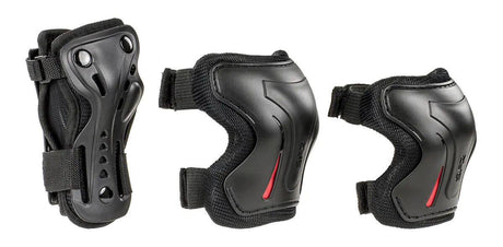 SFR Essentials Triple Pad Set - Black / Red