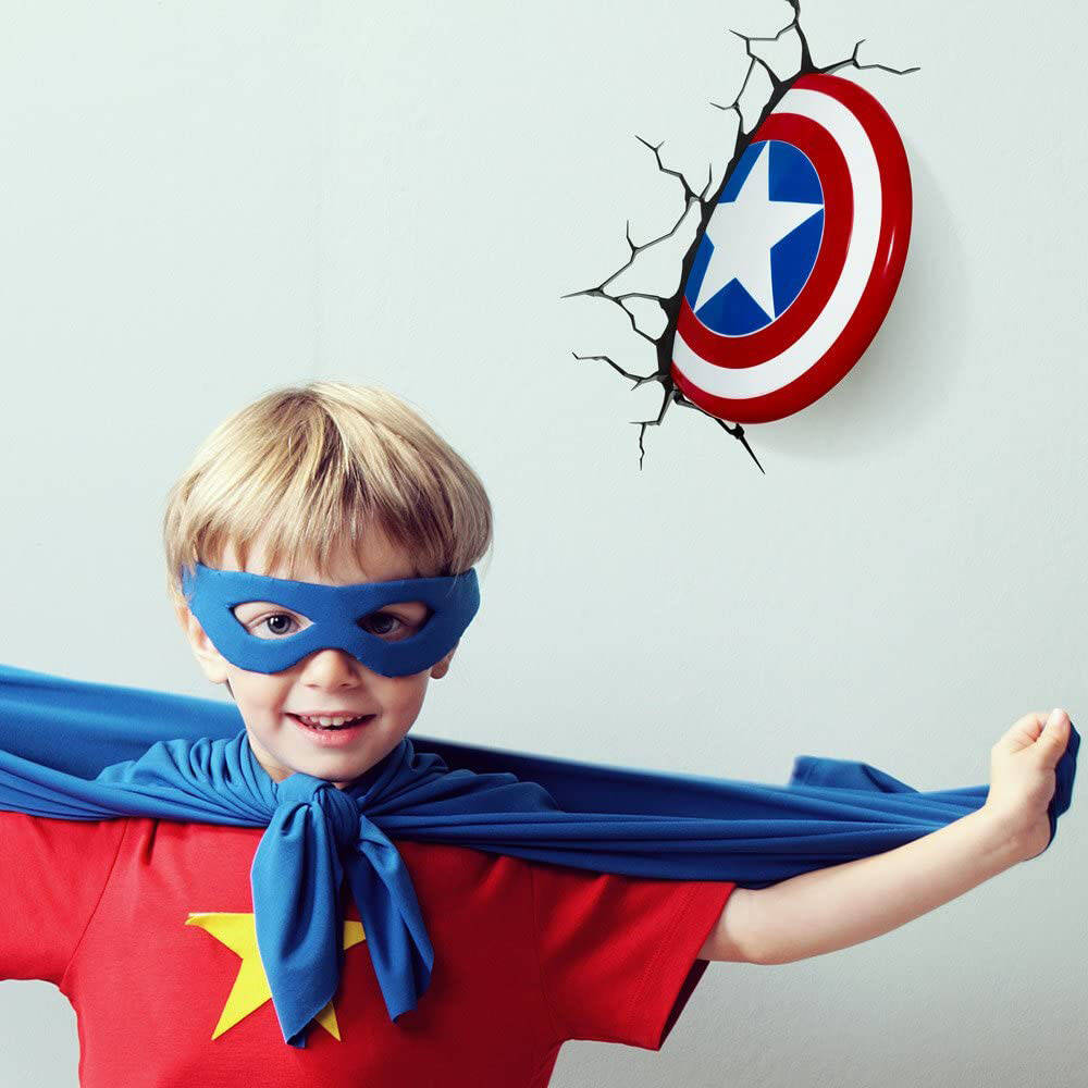 3D Light FX 3D Deco Light - Captain America Shield