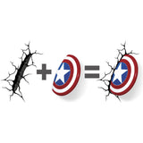 3D Light FX 3D Deco Light - Captain America Shield