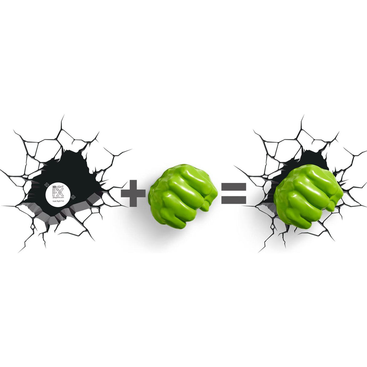 3D Light FX 3D Deco Light - Hulk Fist