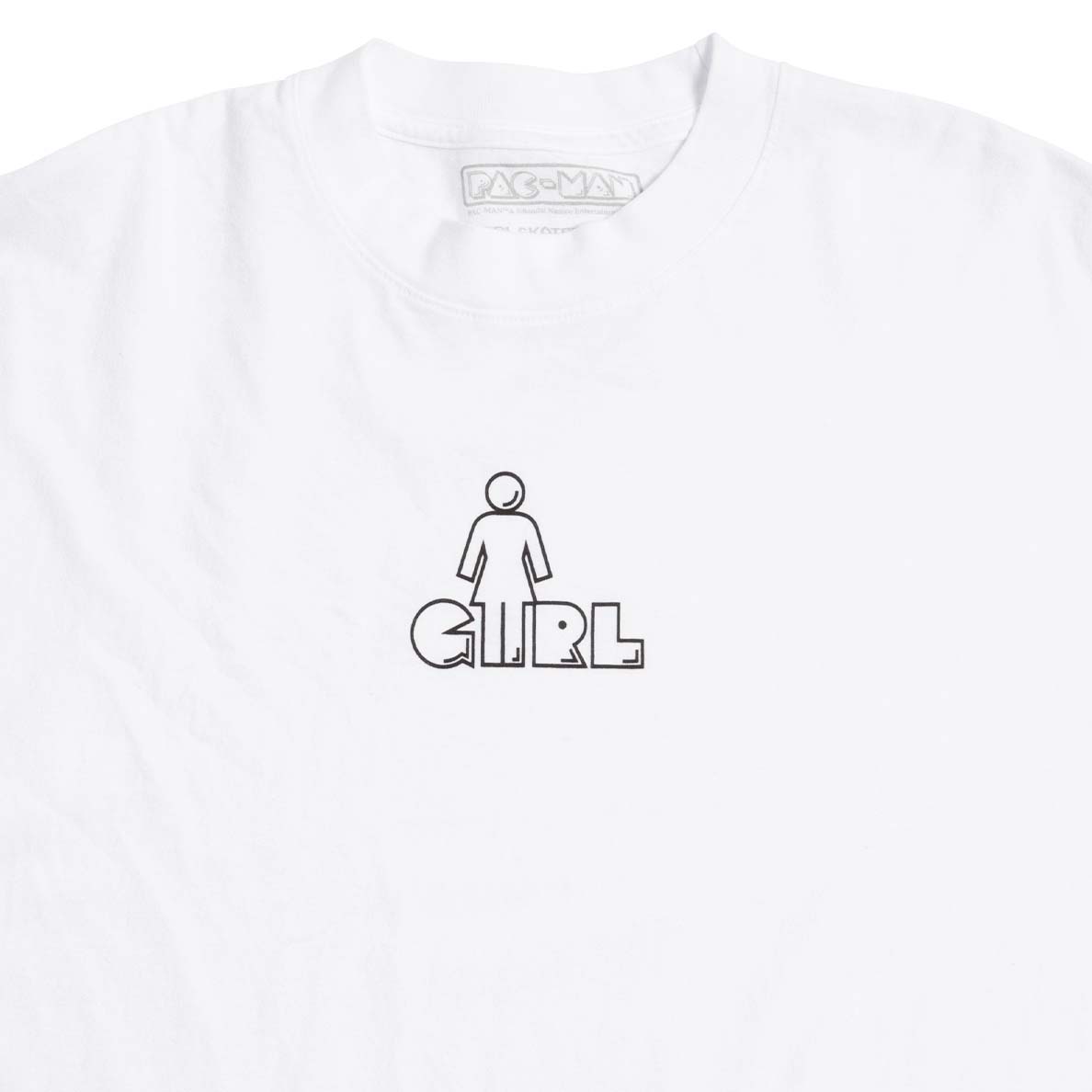 Girl x Pac-Man OG Man T Shirt - White