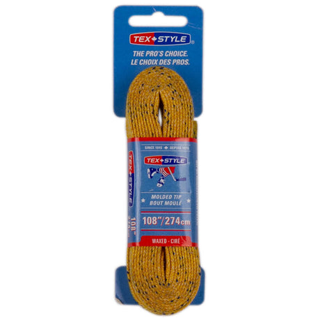 6030 Sports Waxed Pro Laces - Gold/Blue 108'' Long