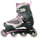 Xcess MX S1000 Semi Soft Adjustable Inline Skates - Lilac