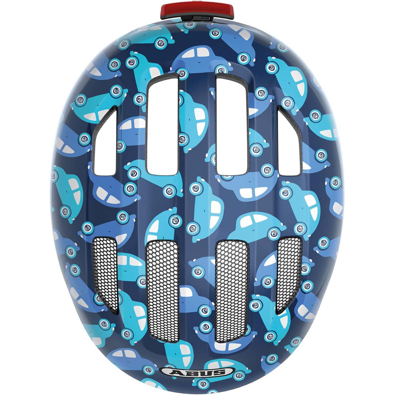 ABUS Smiley 3.0 LED Helmet - Blue Car