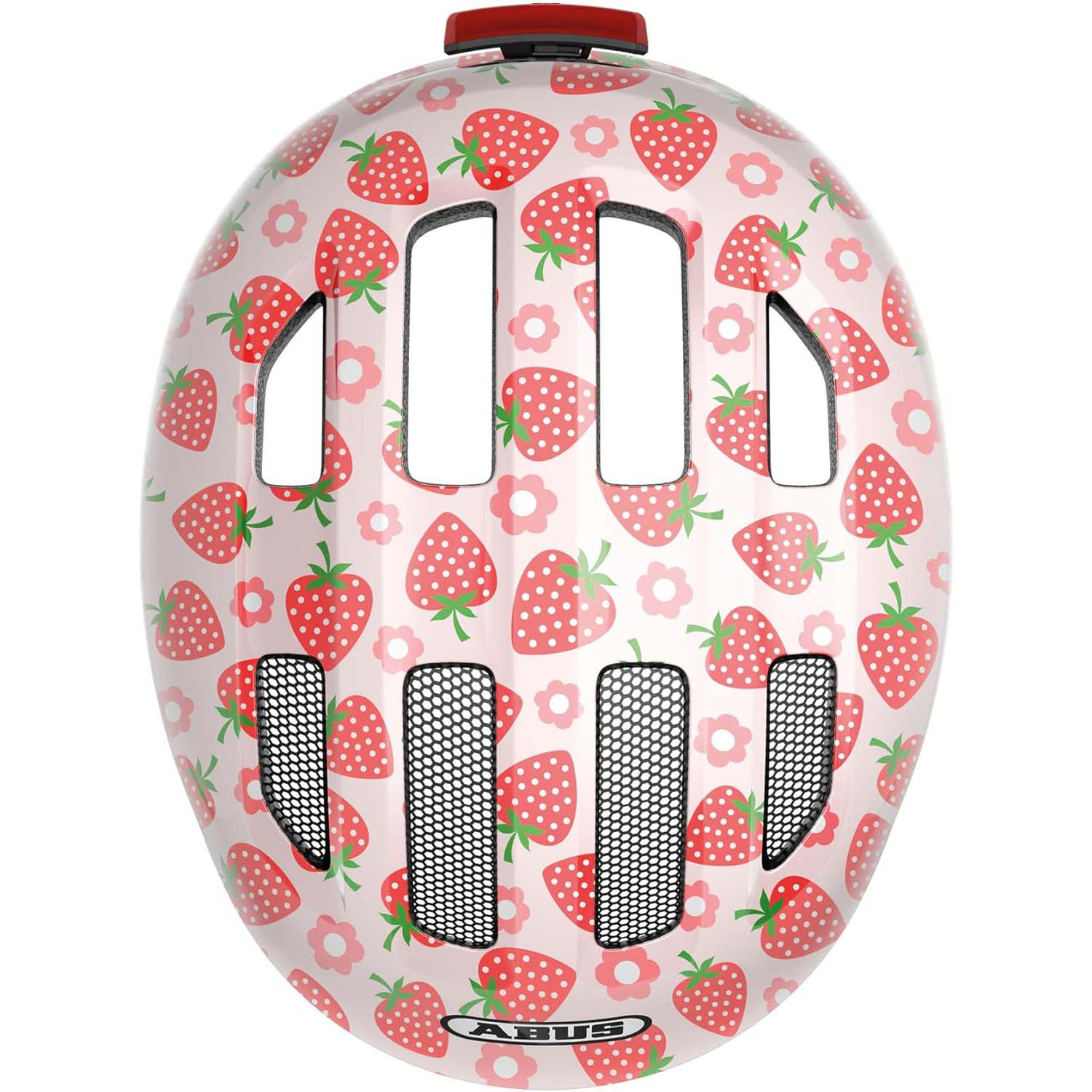 ABUS Smiley 3.0 LED Helmet - Rose Strawberry