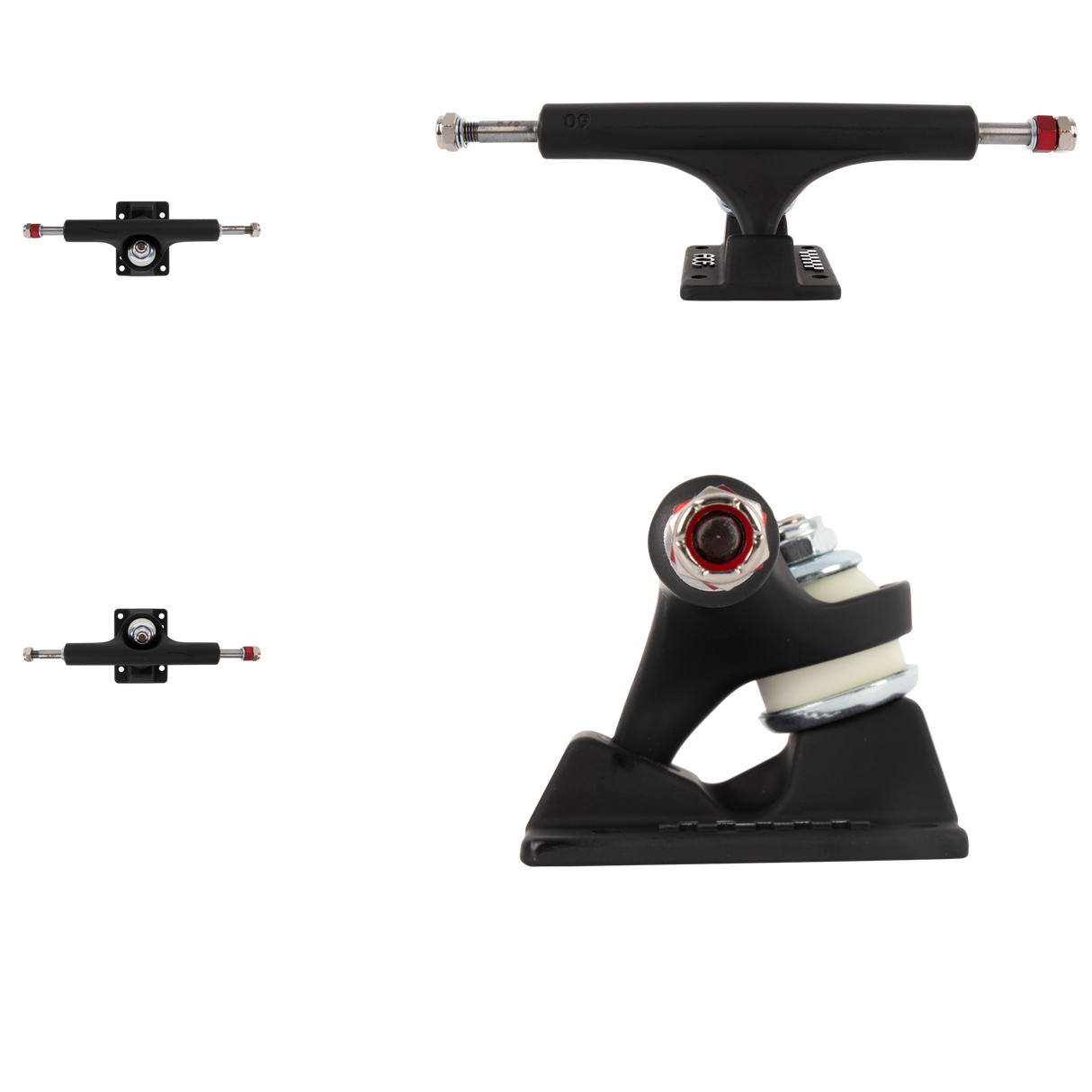 Ace Trucks AF1 Skateboard Trucks - Black - 60 (8.75")