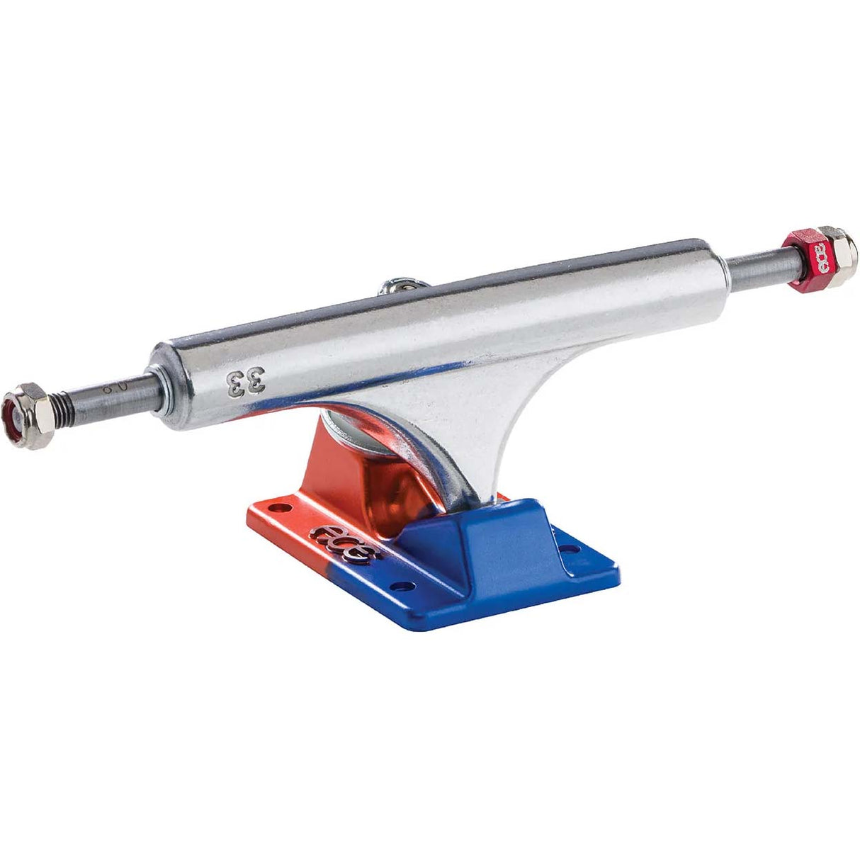 Ace Trucks AF1 Skateboard Trucks - Anodized Orange/Blue 33 (8")