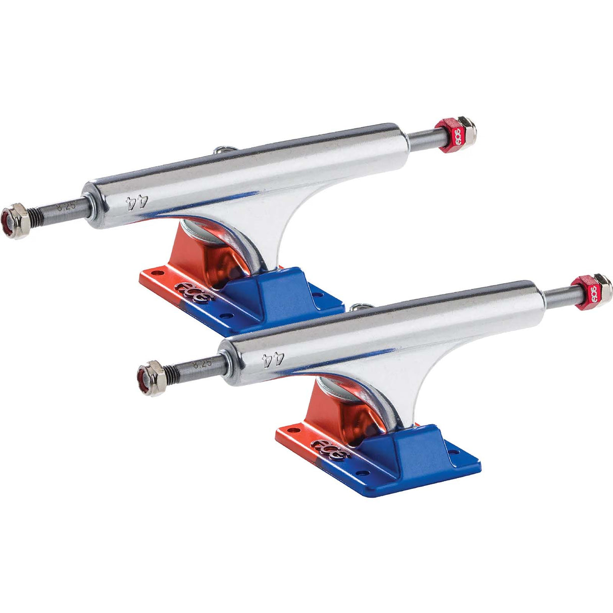 Ace Trucks AF1 Skateboard Trucks - Anodized Orange/Blue 44 (8.25")