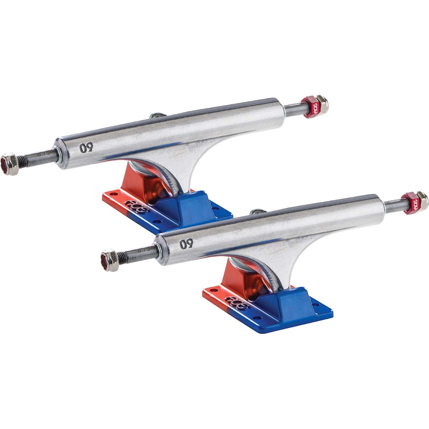 Ace Trucks AF1 Skateboard Trucks - Anodized Orange/Blue 60 (8.75")