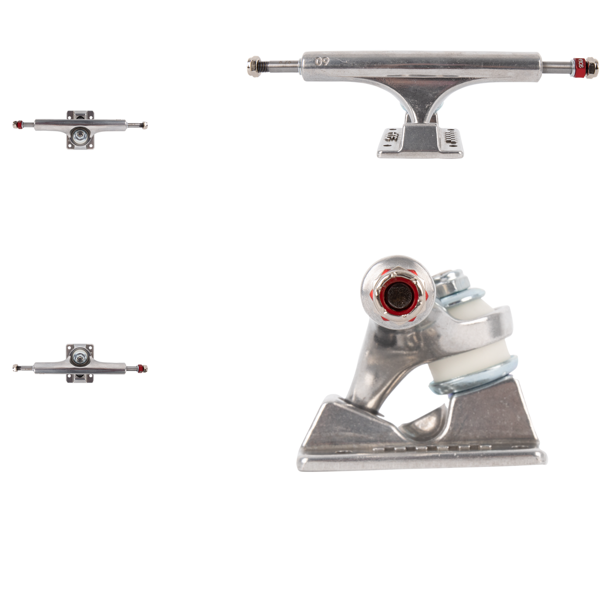 Ace Trucks AF1 Skateboard Trucks - Polished - 60 (8.75")