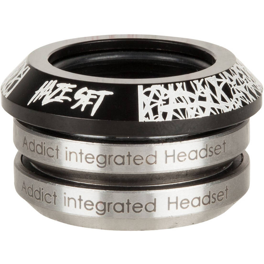 Addict Haze Integrated Scooter Headset - Black